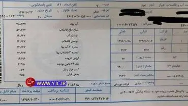 قبض آب یا منوی رستوران! +عکس