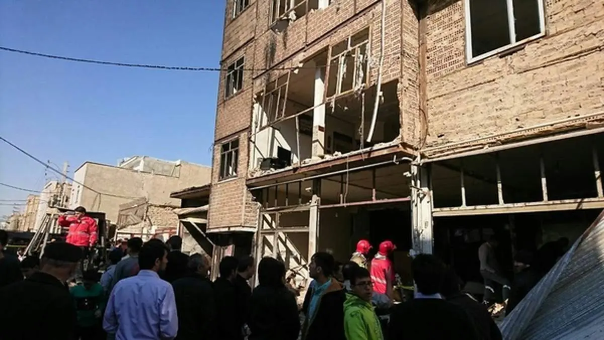 ۱۲ مصدوم بر اثر انفجار ساختمان مسکونی+عکس