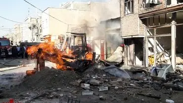 انفجار خط لوله‌ گاز در اسلامشهر +تصاویر