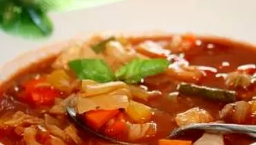 طرز تهیه سوپ سبزیجات چربی سوز