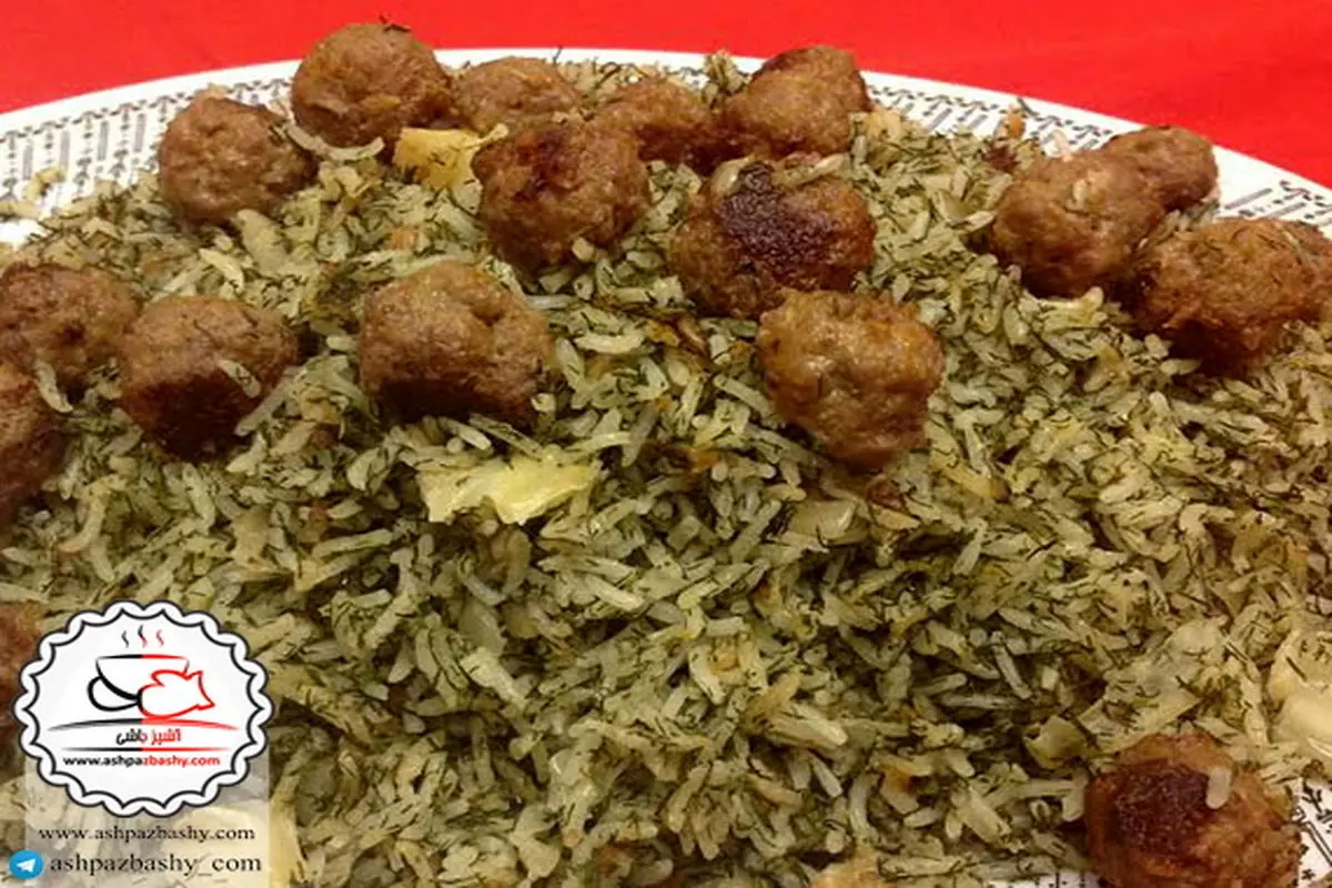 کلم پلو شیرازی غذایی لذیذ