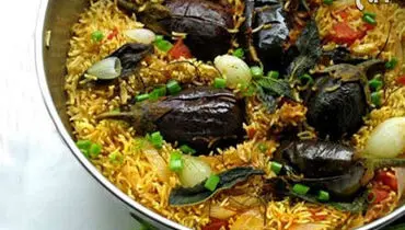 بادمجان پلو؛ دو نوعِ قزوینی و شیرازی