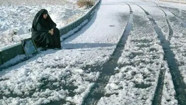 تصویری تاثیرگذار از مادر شهید