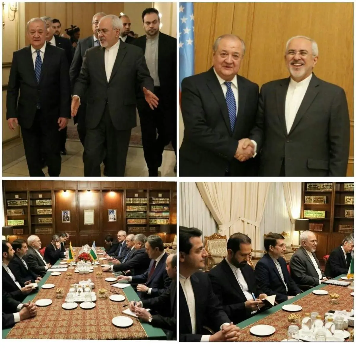 دیدار وزیر خارجه ازبکستان با ظریف +عکس