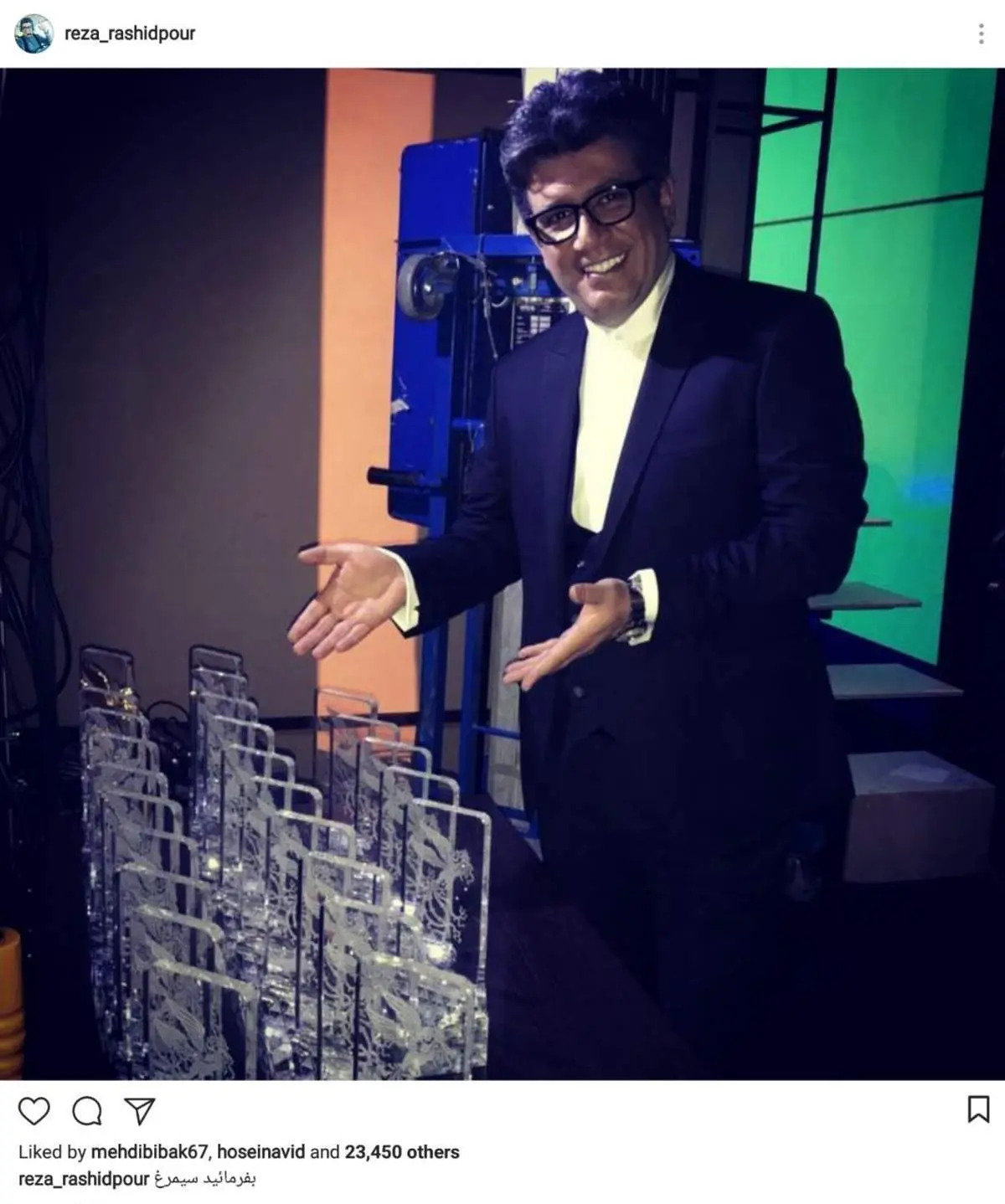 رشیدپور و سیمرغ ها +عکس