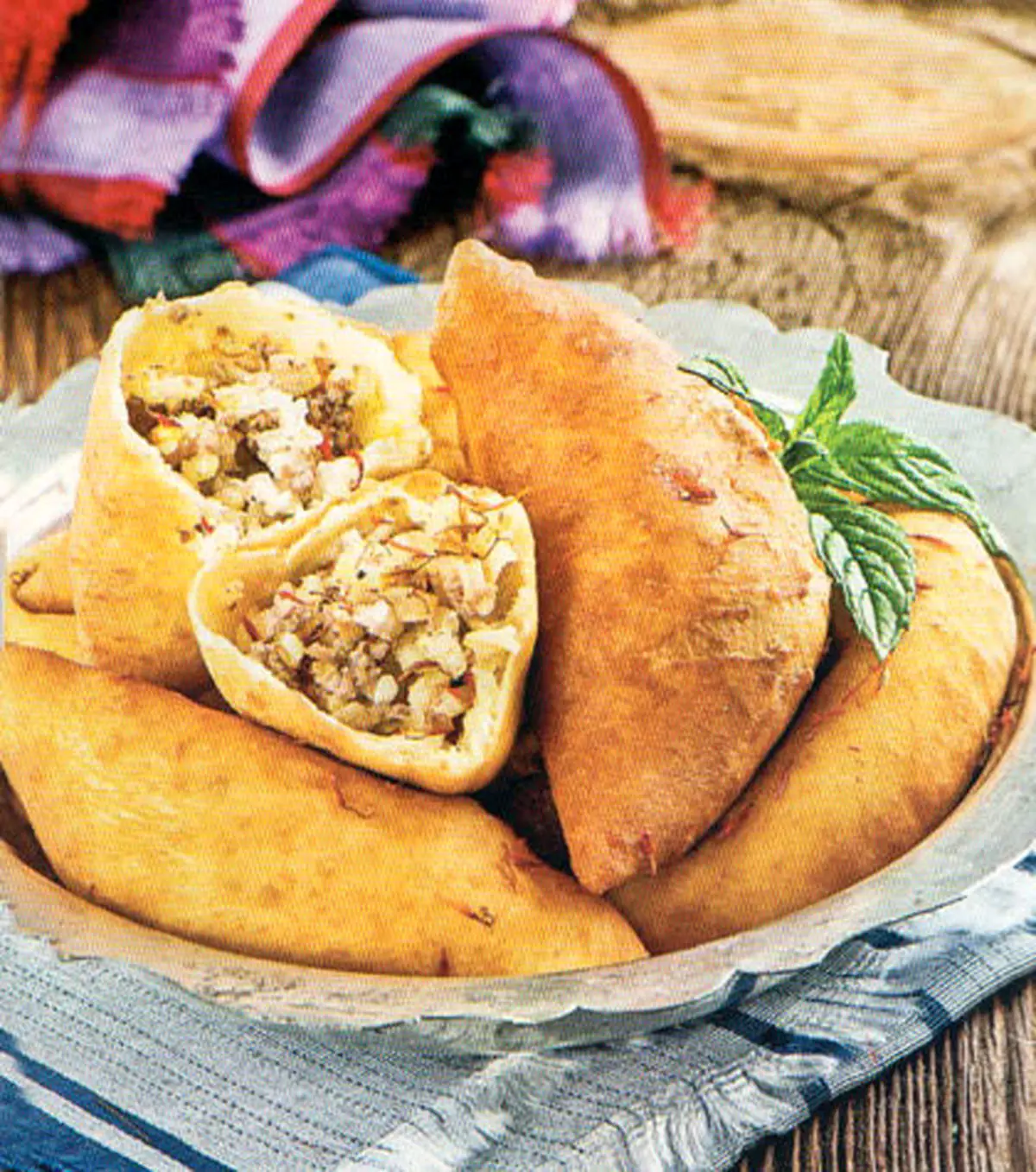 بورک گوشت و برنج غذای ترکیه ای