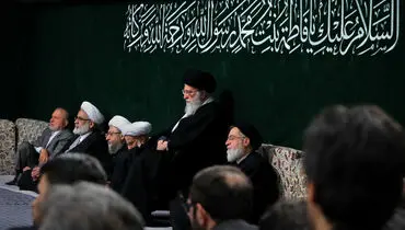 مراسم عزاداری حضرت زهرا (س) با حضور رهبر انقلاب
