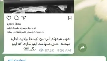حمله دوباره علی کریمی به فردوسی پور