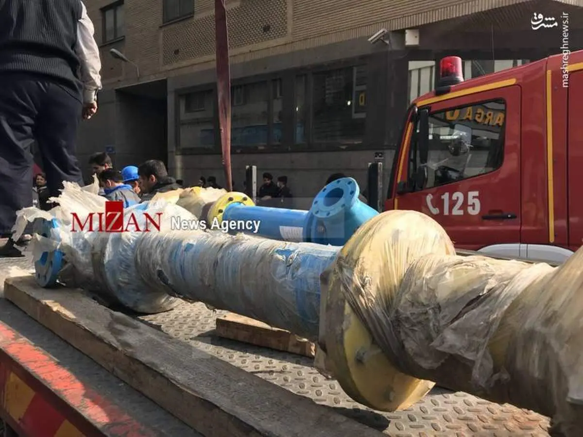 تجهیزات جدید آتش‌نشانان خیابان ولیعصر+عکس