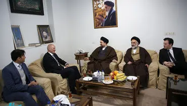 دیدار سفیر آلمان در ایران با سید حسن خمینی +عکس
