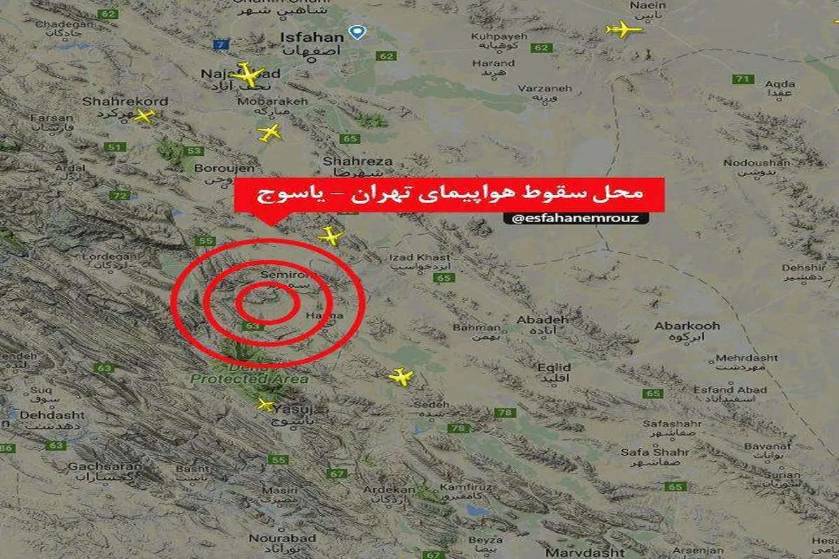 کشف لاشه هواپیما مورد تایید نیست / بارش برف و باران در محدوده