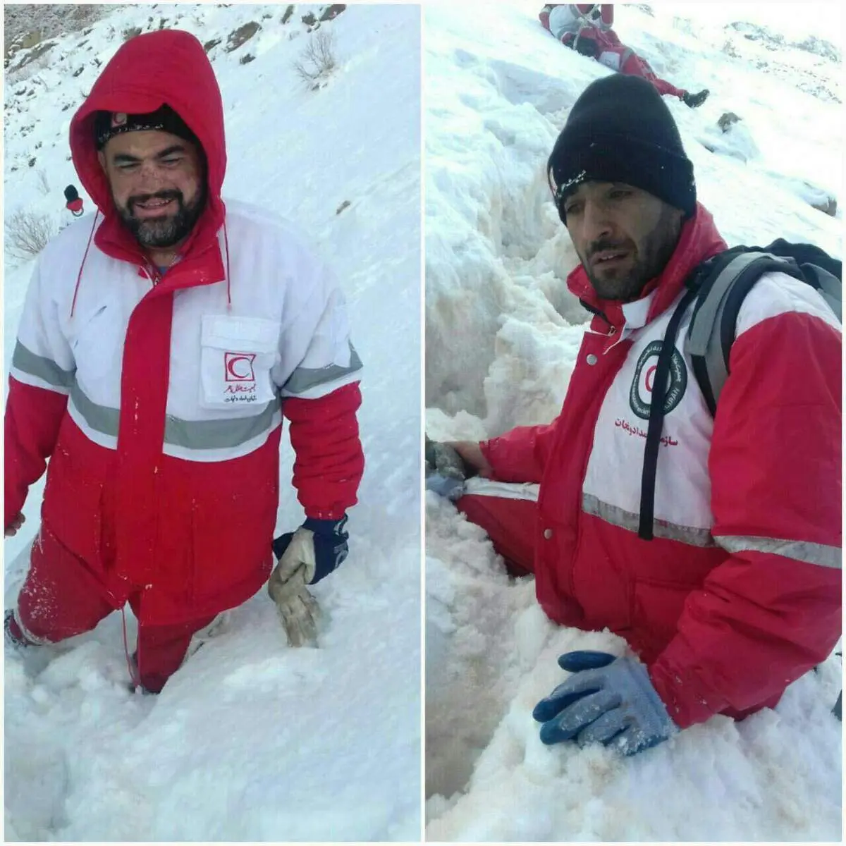 میزان ارتفاع برف در دنا +عکس