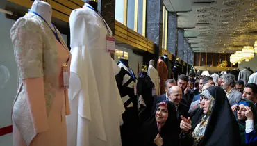 در حاشیه افتتاح هفتمین جشنواره مد و لباس فجر