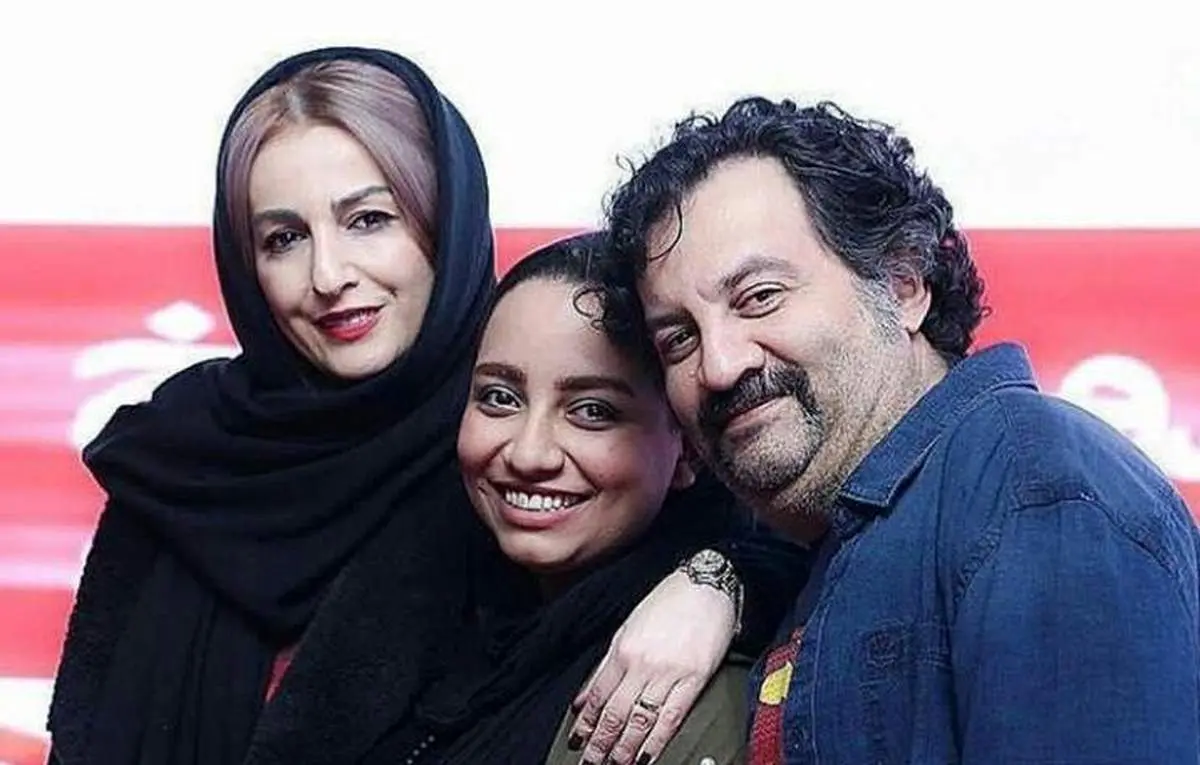 شقایق دهقان همراه خانواده