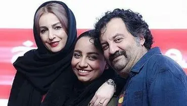 شقایق دهقان همراه خانواده
