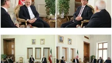 دیدار معاون وزیرخارجه ژاپن با ظریف +عکس