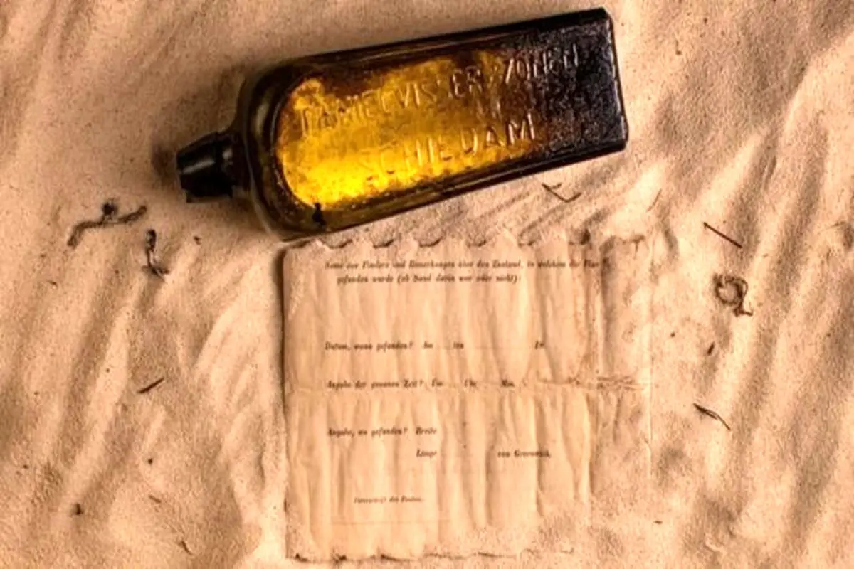 کشف قدیمی‌ترین پیام داخل بطری در استرالیا