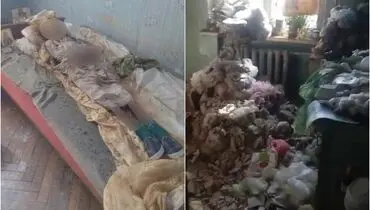 زندگی دختر معلول با مومیایی مادرش +عکس