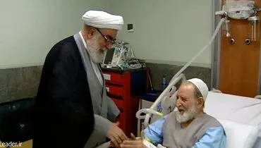 آیت الله یزدی بستری شد + عکس