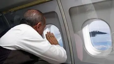 اسکورت اردوغان با اف۱۶ +عکس