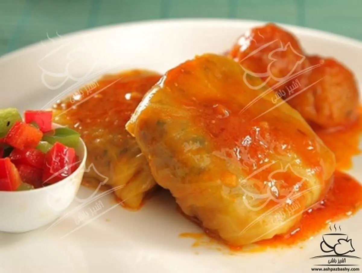 طرز تهیه دلمه کلم برگ