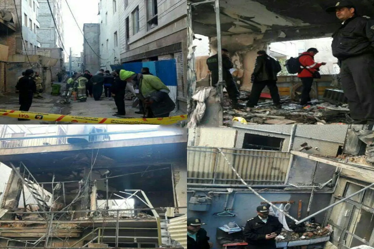 تخریب ساختمان دو طبقه در خیابان مرتضوی +عکس