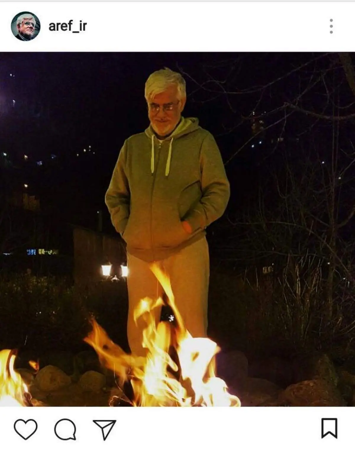 جشن چهارشنبه‌سوری عارف +عکس