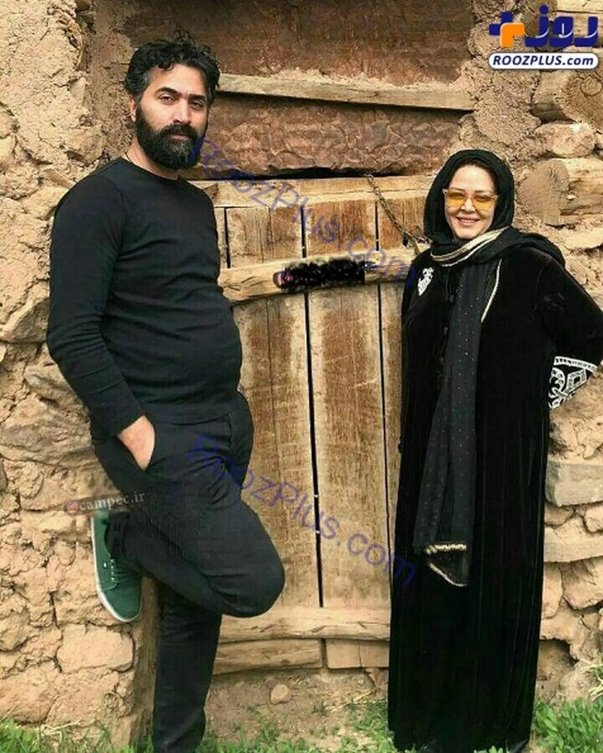 تیپ جدید بهاره رهنما و همسرش +عکس