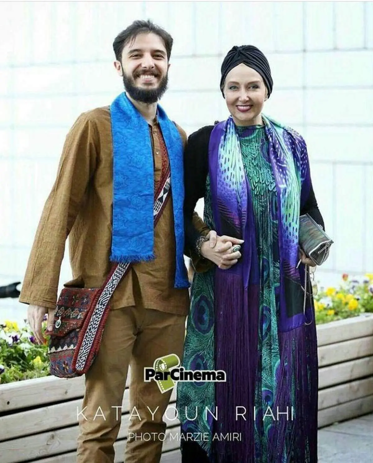 کتایون ریاحی و پسرش