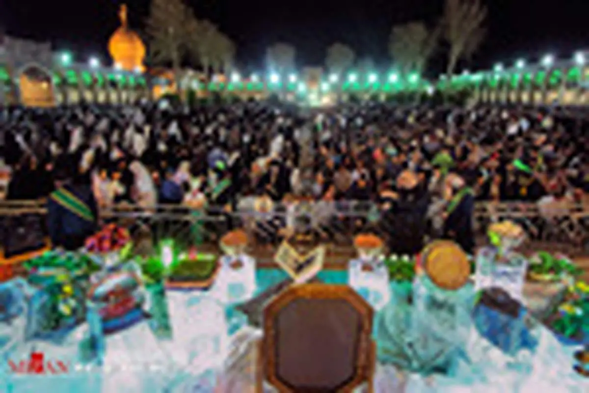 تحویل سال نو در حرم شاهچراغ (ع)
