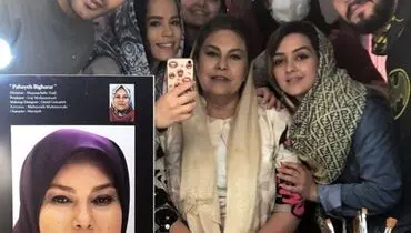 سلفى جالب و دورهمی ملیکا شریفى نیا+عکس
