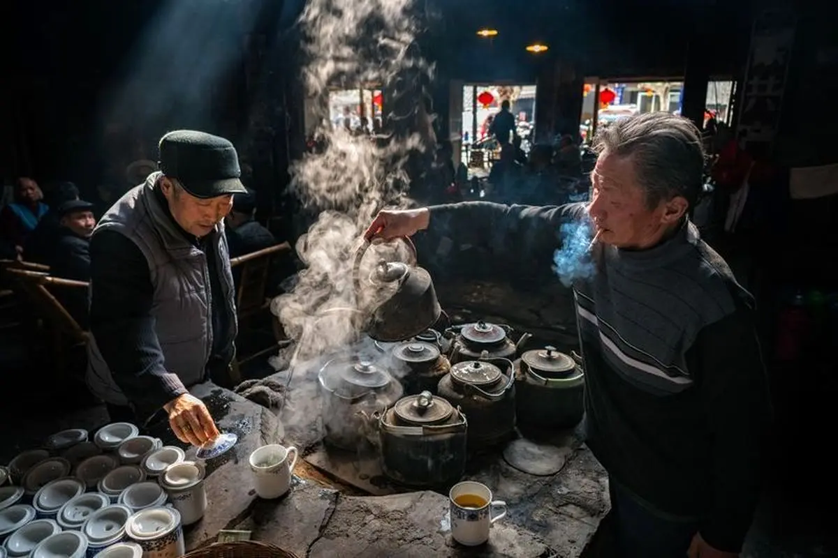 چایخانه قدیمی چین +عکس