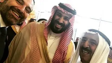 سلفی حریری با ولیعهد سعودی +عکس