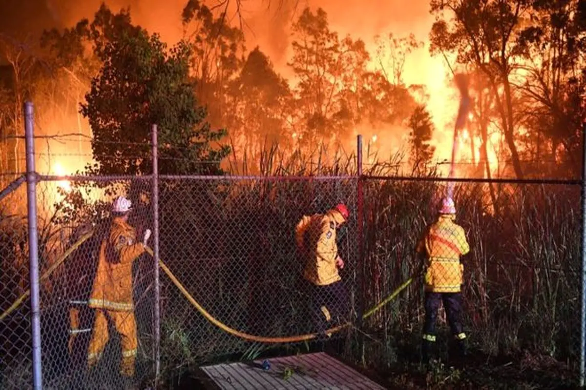 آتش سوزی مهیب در جنوب سیدنی