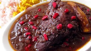 مسما انار بادنجان، یک غذای بی نهایت لذیذ