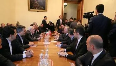 دیدار ظریف با همتای ترکیه‌ای‌اش در مسکو