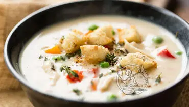 سوپ کرم مرغ، سوپ مرغ بسیار ساده و کلاسیک