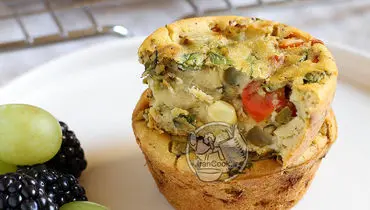طرز تهیه کوکوی نخودچی و سبزیجات