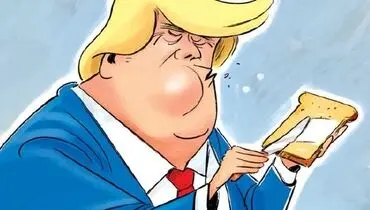 صبحانه ترامپ با پنیر ایرانی!