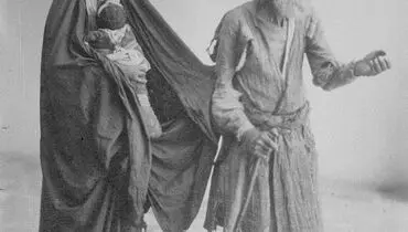 گدایی در زمان قاجار +عکس