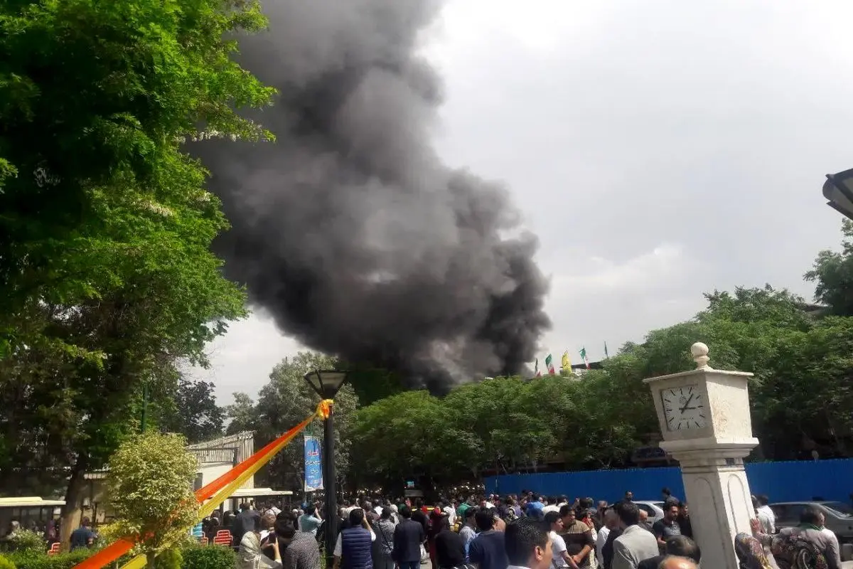 آتش سوزی مهیب در بازار بزرگ تهران +جزئیات