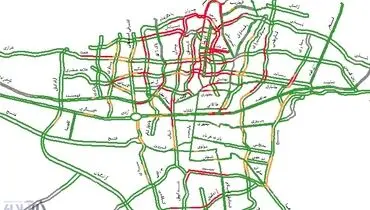 باران شدید تهران را قفل کرد +عکس