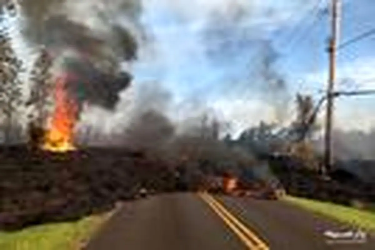 گسترش آتشفشان هاوایی و خروج اضطراری مردم