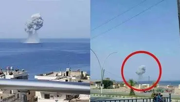 سقوط جنگنده روسی در سواحل سوریه +عکس