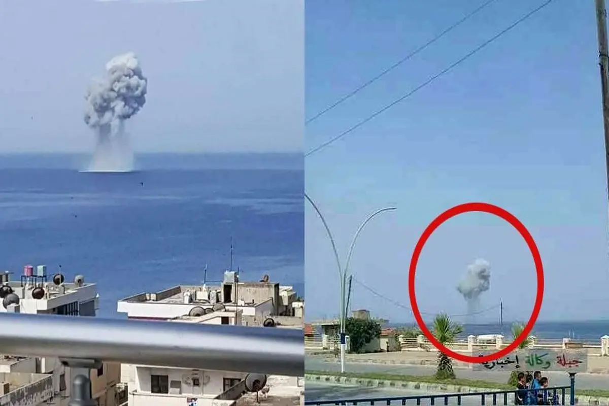 سقوط جنگنده روسی در سواحل سوریه +عکس