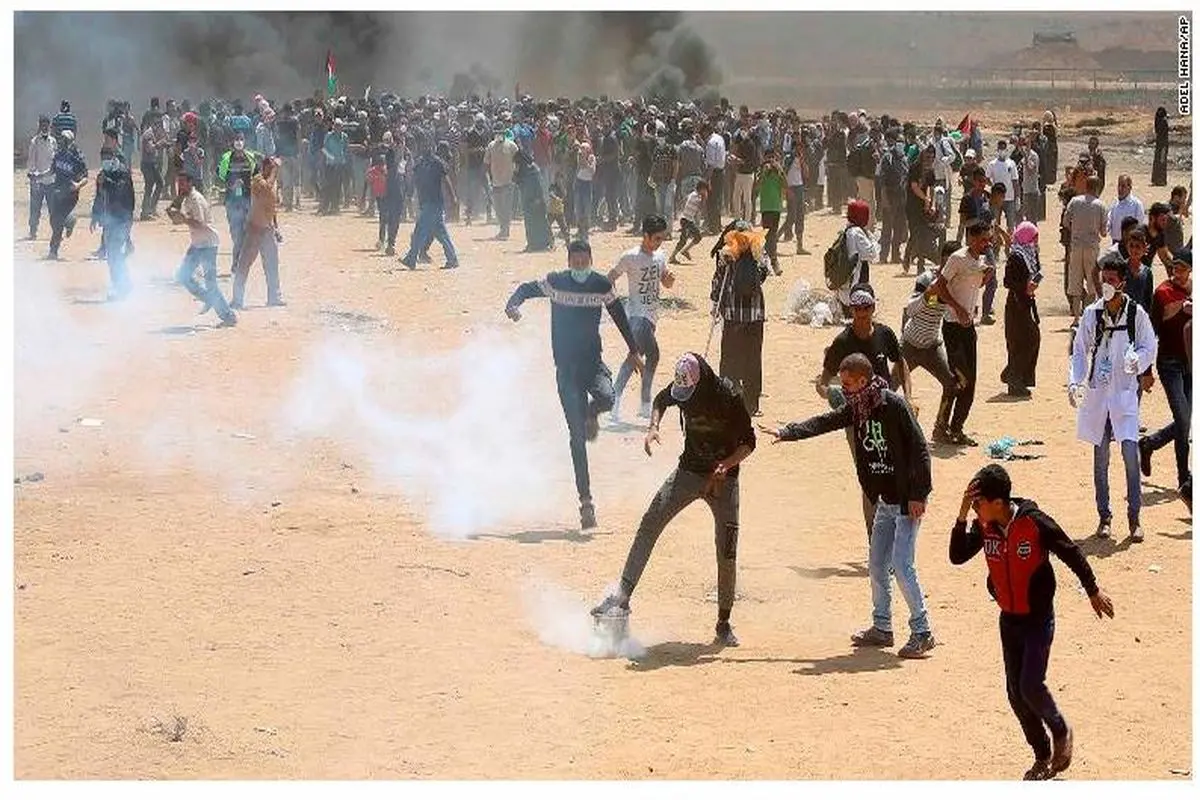همزمان با انتقال سفارت آمریکا به بیت المقدس، خروش فلسطینیان در «یوم‌ النکبه»