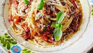 اسپاگتی سالسا یک غذای خوشمزه برای بچه ها