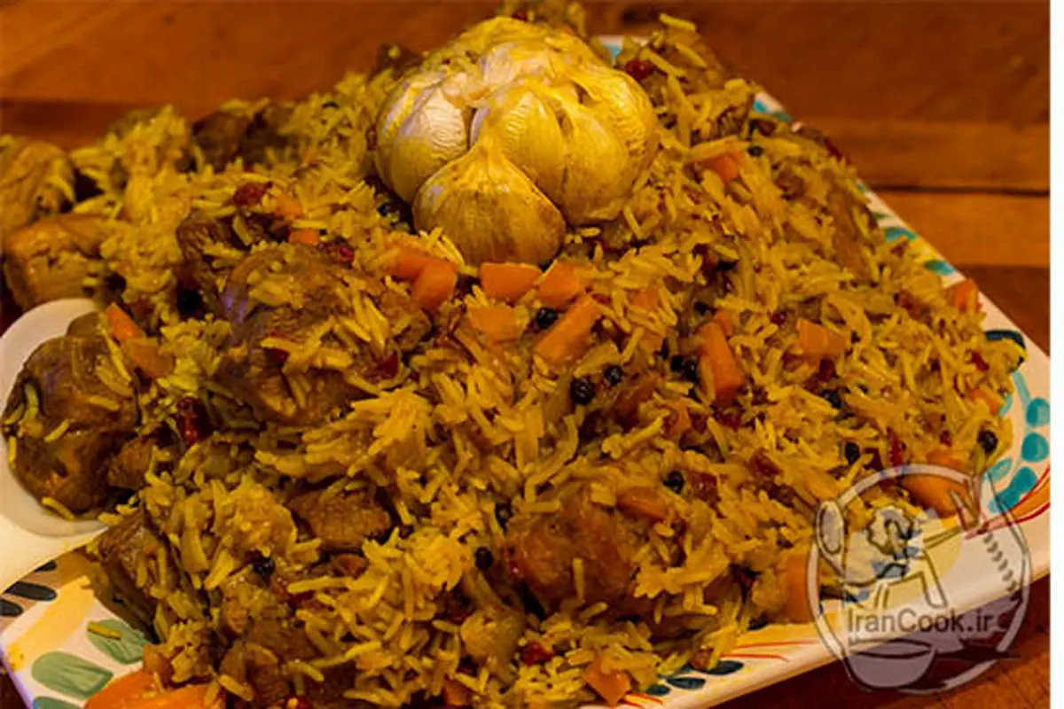 طرز تهیه پلو بخارا غذای معروف ازبکستان