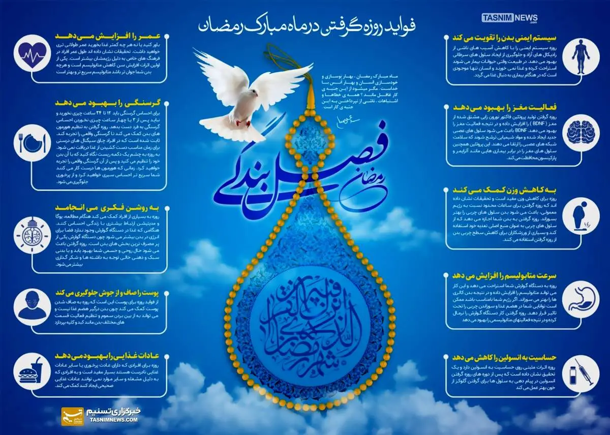 روزهگرفتن چه فوایدی برای بدن انسان دارد؟
