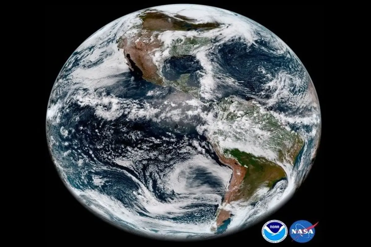 ثبت تصویر خیره کننده زمین توسط ماهواره هواشناسی GOES-۱۷